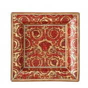 Versace Medusa Garland Red Medusa Garland Square Tray -