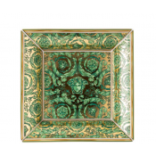Versace Medusa Garland Square Green Tray - 7"