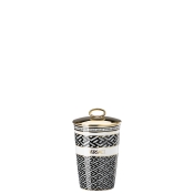 Versace La Greca Signature Black Scented Votive w/ Lid
