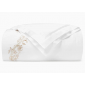 SFERRA Isabella White/Sand Full/Queen Duvet Cover 88X92