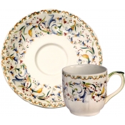 Gien Toscana Espresso Cup + Saucer - Set 2