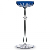 Baccarat Tsar Champagne Coupe - Blue