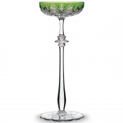 Baccarat Tsar Champagne Coupe - Green