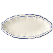 Gien Filets Bleu Pickle Dish