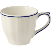 Gien Filet Cobalt Tea Cup - 8.5 oz