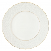 Anna Weatherley Empire White w/ Gold Dinner Plate - 11"