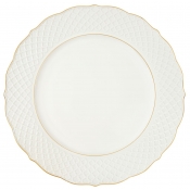 Anna Weatherley Empire White w/ Gold Service Plate - 12"