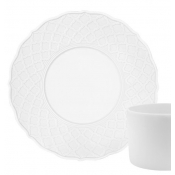 Anna Weatherley Empire White  Tea Saucer