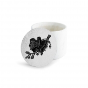 Michael Aram Black Orchid Large Marble Candle
