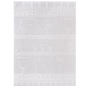 Le Jacquard Francais Cristal White Crystal Towel / Set 4