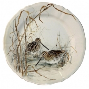 Gien Sologne Dessert Plate - Snipe