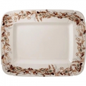 Gien Sologne Rectangular Foliage Platter