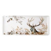 Gien Sologne Oblong Serving Tray - Stag