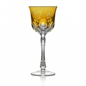 Varga Springtime Amber Red Wine Glass