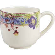 Gien Millefleurs Espresso Cup + Saucer - Set 2