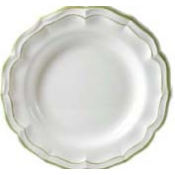 Gien Filets Vert Dessert Plate