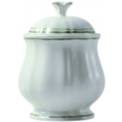 Gien Filets Vert Sugar Bowl