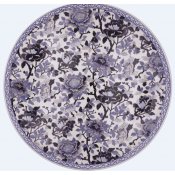 Gien Pivoines Bleues Large Wall Platter