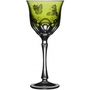 Varga Springtime Yellow-Green Water Goblet