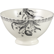 Gien Tulipes Noires Bowl Large - 23.5oz.