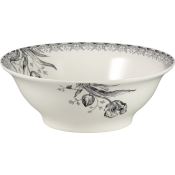 Gien Tulipes Noires Cereal Bowl - 11 oz
