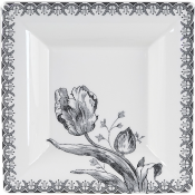 Gien Tulipes Large Square Candy Tray