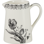 Gien Tulipes Noires Creamer