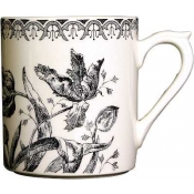 Gien Tulipes Noires Mug - 8.5 oz.