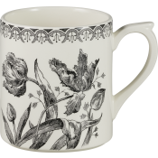 Gien Tulipes Noires Mug - Large / 14 oz.