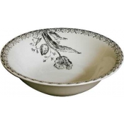 Gien Tulipes Noires Cereal Bowl - 12 1/3 oz