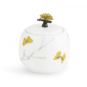 Michael Aram Butterfly Ginkgo Porcelain Sugar Pot
