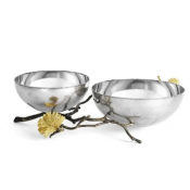 Michael Aram Butterfly Ginkgo Double Bowl