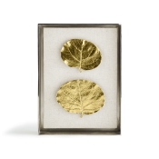 Michael Aram Botanical Leaf Fabric Shadow Box