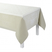 Le Jacquard Francais Venezia Ivoire Tablecloth 69" x 98"