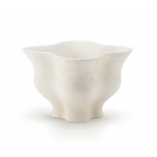 AERIN Corvo Cachepot / Parchment - 6.9"