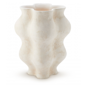 AERIN Corvo Large Vase / Parchment -13"