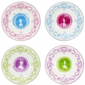 Gien Marie Antoinette Dessert Plates - Assorted Set 4