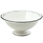 Gien Filet Midnight Open Vegetable - 11.75"