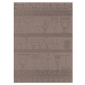Le Jacquard Francais Cristal Blackpepper Crystal Towel / Set 4