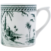 Gien Les Depareillees Green Mug - 10 oz.