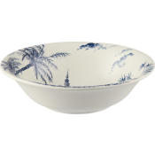Gien Les Depareillees Blue U.S. Cereal Bowl - 6.5"