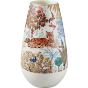 Gien Le Jardin Du Palais Contour Vase / Medium - 8.25"