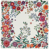 Gien Poesie Square Plate Small