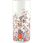 Gien Poesie Cylinder Vase Medium - 7.75"