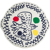 Gien Archipel Sentimental Cake Platter - 13.25"