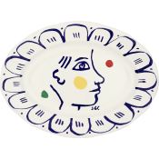 Gien Archipel Sentimental Oval Platter - 15.5"
