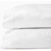 Sferra Sferra Giza 45 Lido White King Pillowcase / 22X42 -Pair