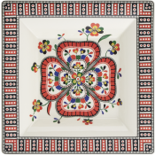 Gien Chance Folle Large Square Candy Tray