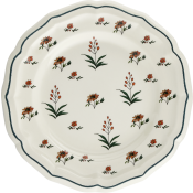 Gien Herbier Du Paradis Canape Plate