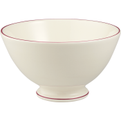 Gien Filet Bordeaux Bowl Large - 6" Diameter